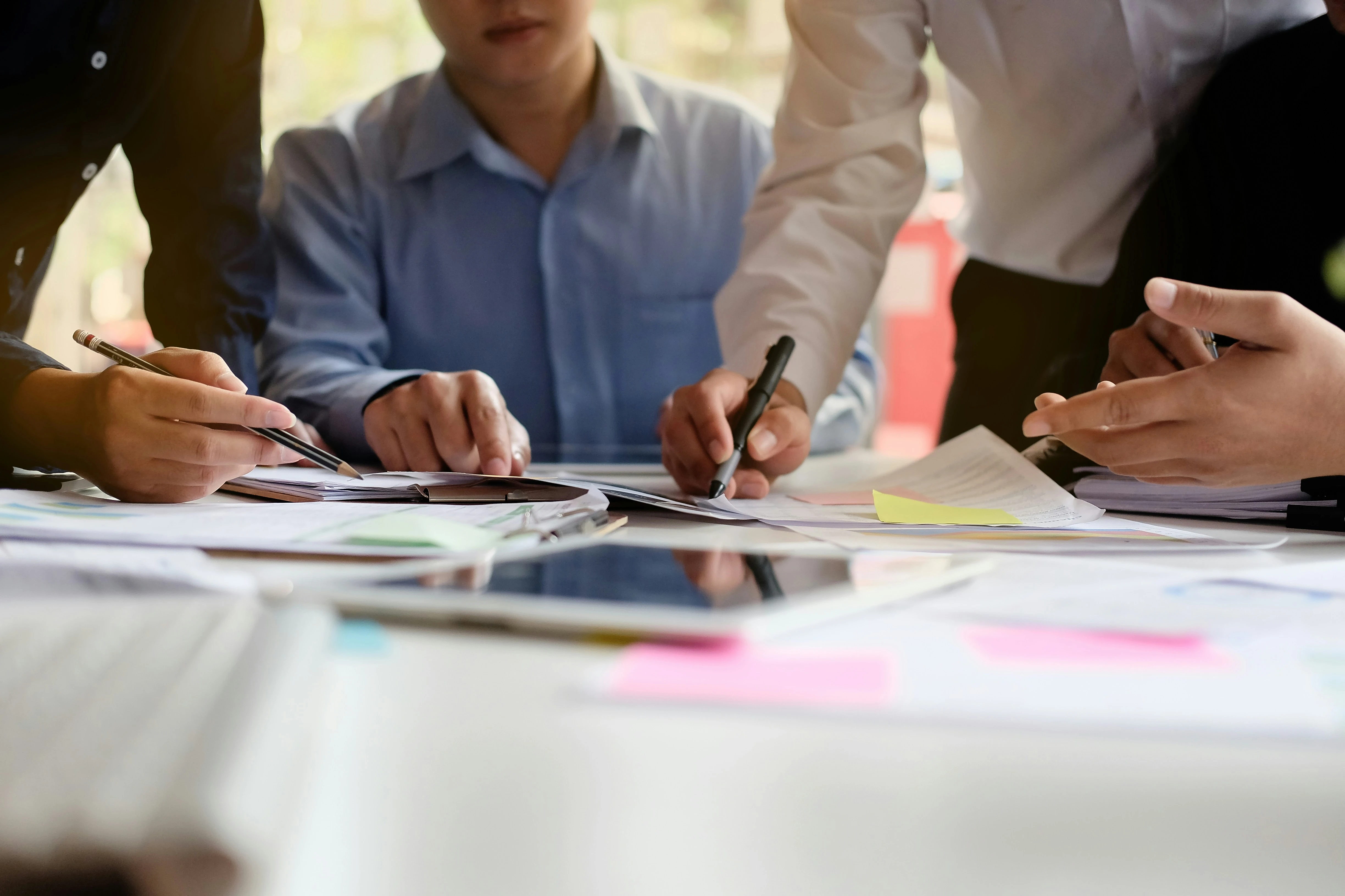 Team baut einen Business Case, den Finance mitträgt